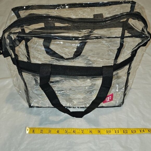 T MOBILE TUESDAY Clear Stadium Bag, New - Picture 13 of 16